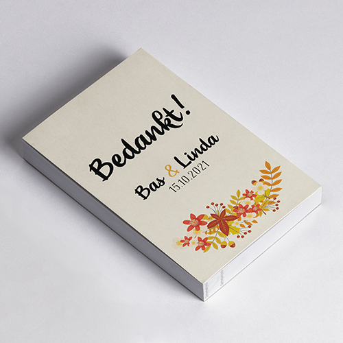  Lortye Speciale Momenten 047 Notitieblokje groot Herfst